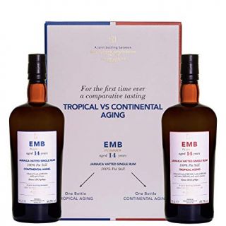 Cofanetto Dist. Monymusk - EMB Plummer - Giamaica - con 2 rum di cui il primo Tropical Aging 14 y.o. e l'altro Continental Aging 14 y.o. - 100% pot still