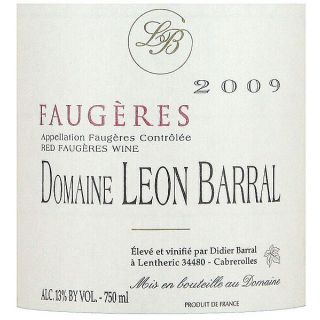 Faugères 2009 - Lèon Barral